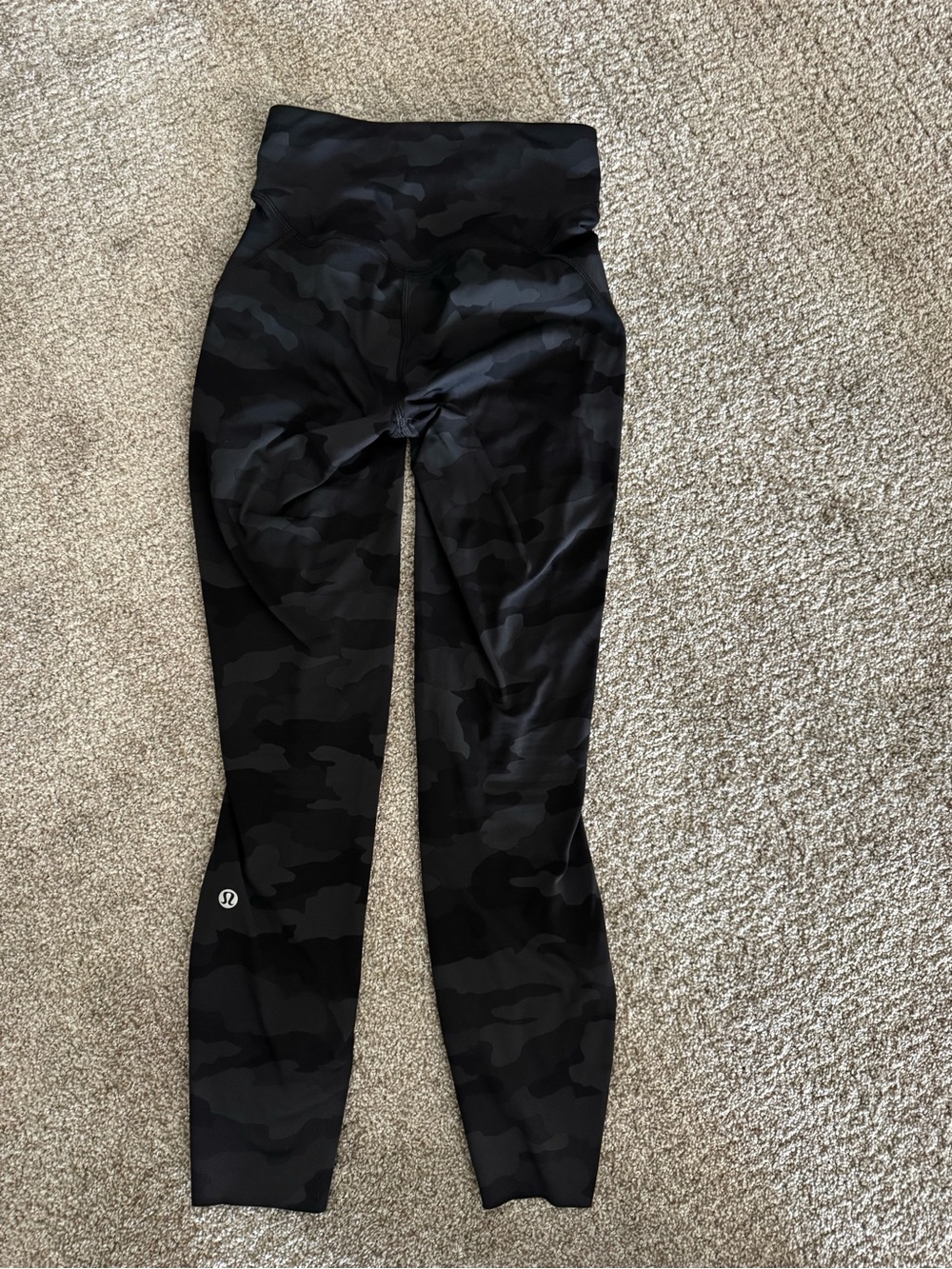 lululemon athletica Black Camo High-Rise Leggings